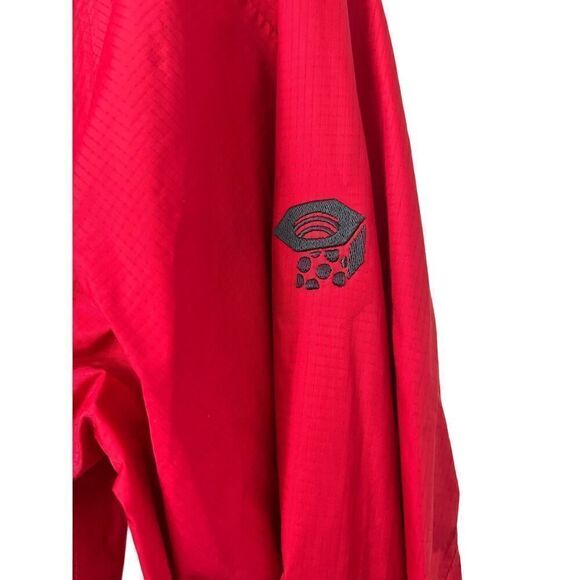 MOUNTAIN HARDWARE MENS RED RAIN JACKET SIZE XL - Picture 2 of 7
